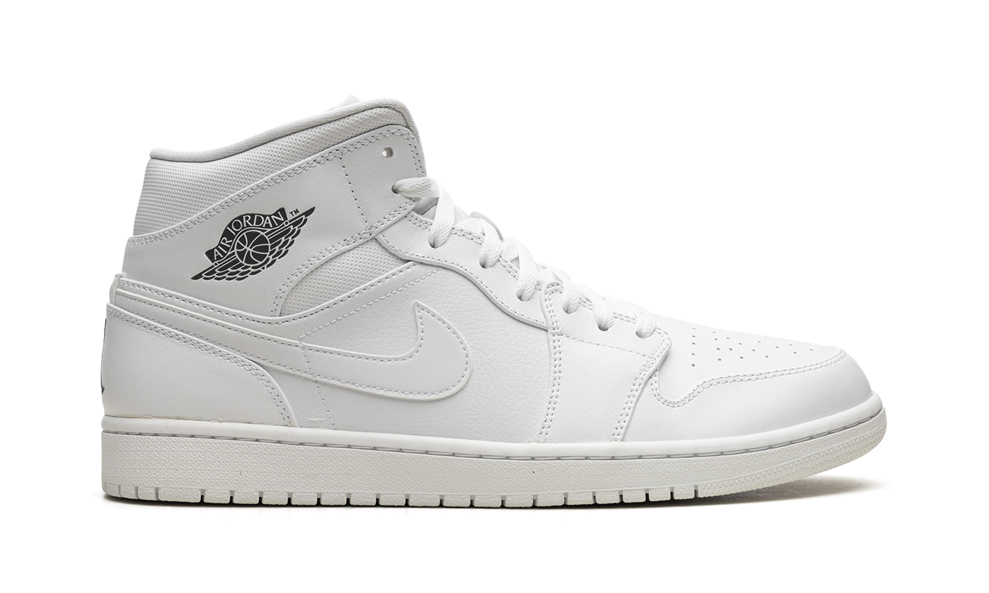 Air Jordan 1 Mid White / Cool Grey 554724 102