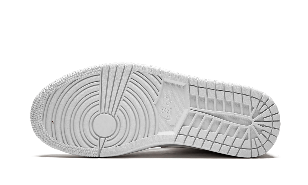 Air Jordan 1 Mid Triple White 554724 129