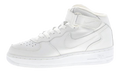 Nike Air Force 1 Mid Triple White 624039 117