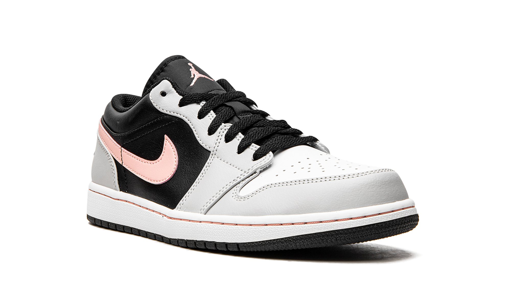 Air Jordan 1 Low Black Grey Coral 553558 062