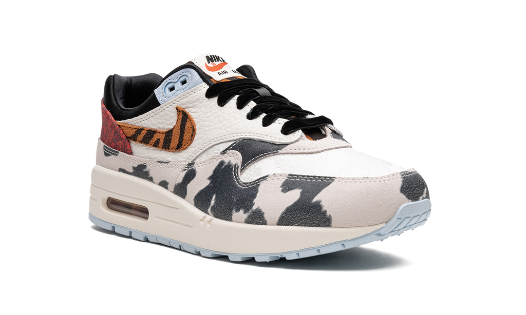 Nike AIR MAX 1 '87 MNS WMNS Tiger Swoosh Cow Print FD0827 133