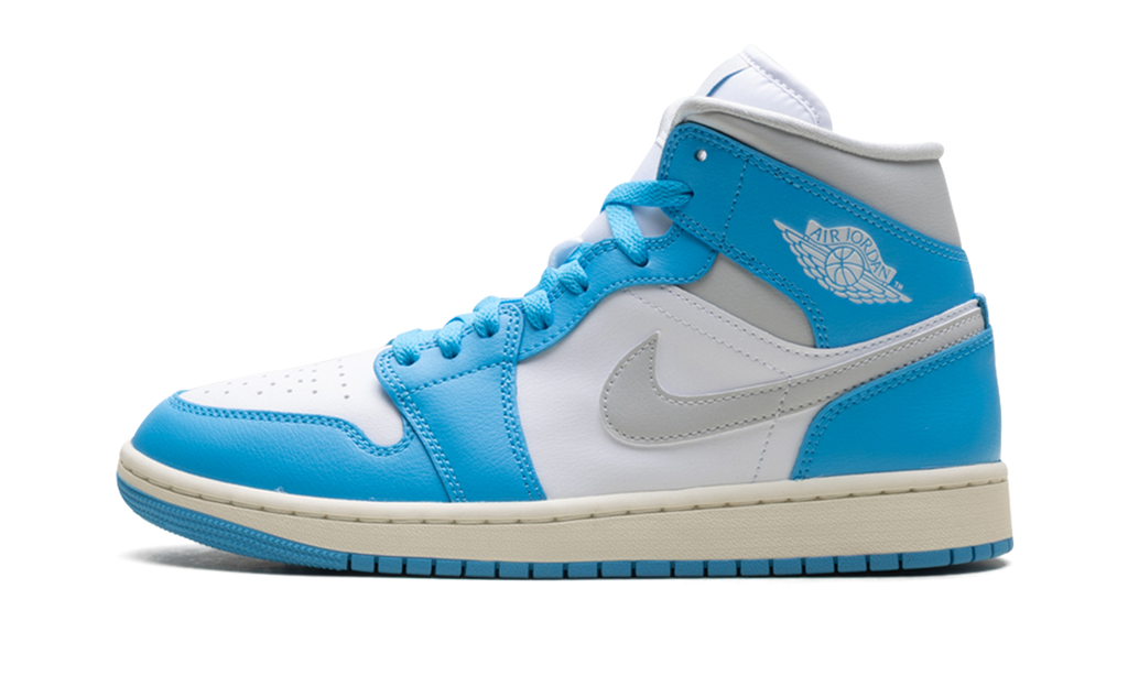 Jordan 1 Mid WMNS Dark Powder Blue White Sail Neutral Grey BQ6472 400