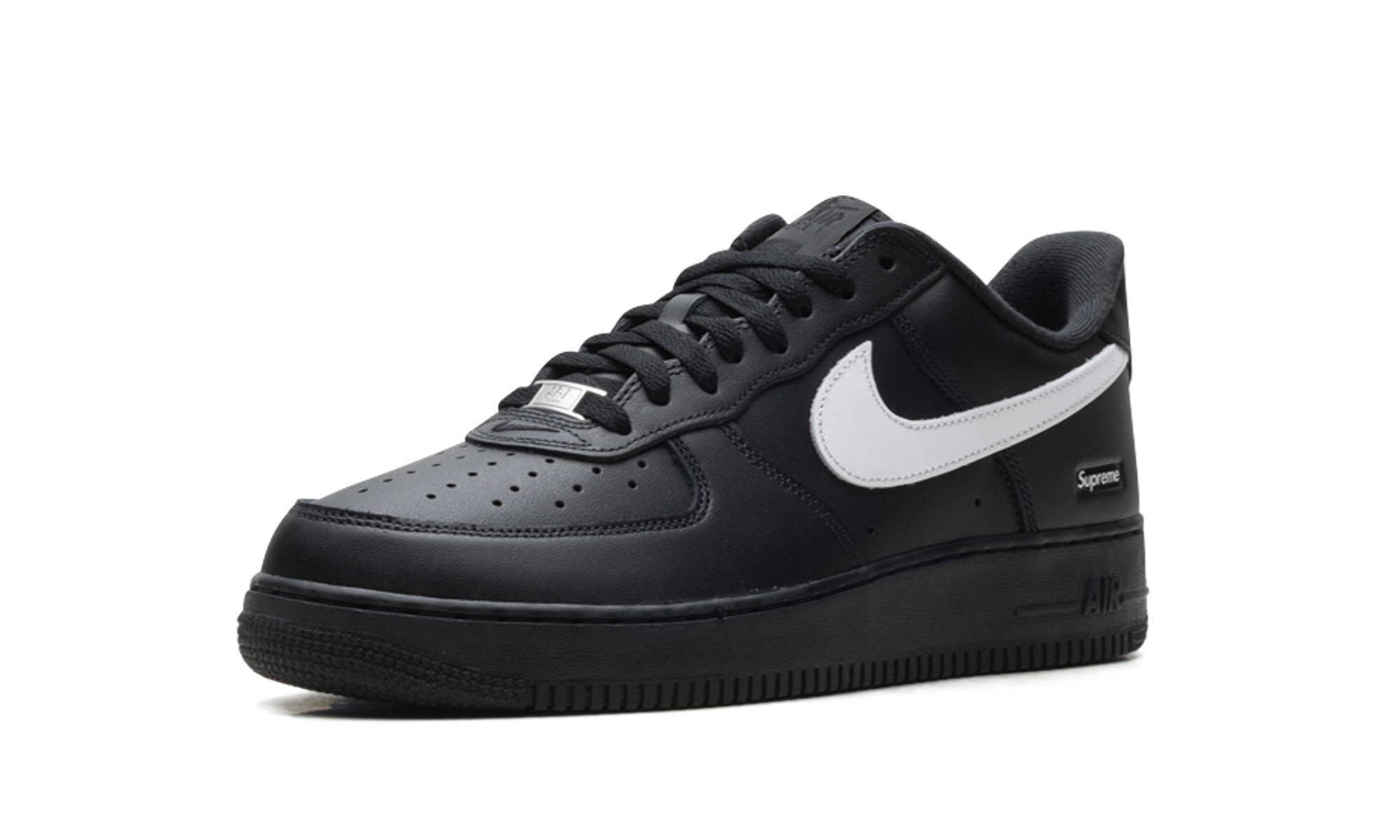 Nike Air Force 1 Low Supreme - Mini Box Logo Black / White CU9225 002