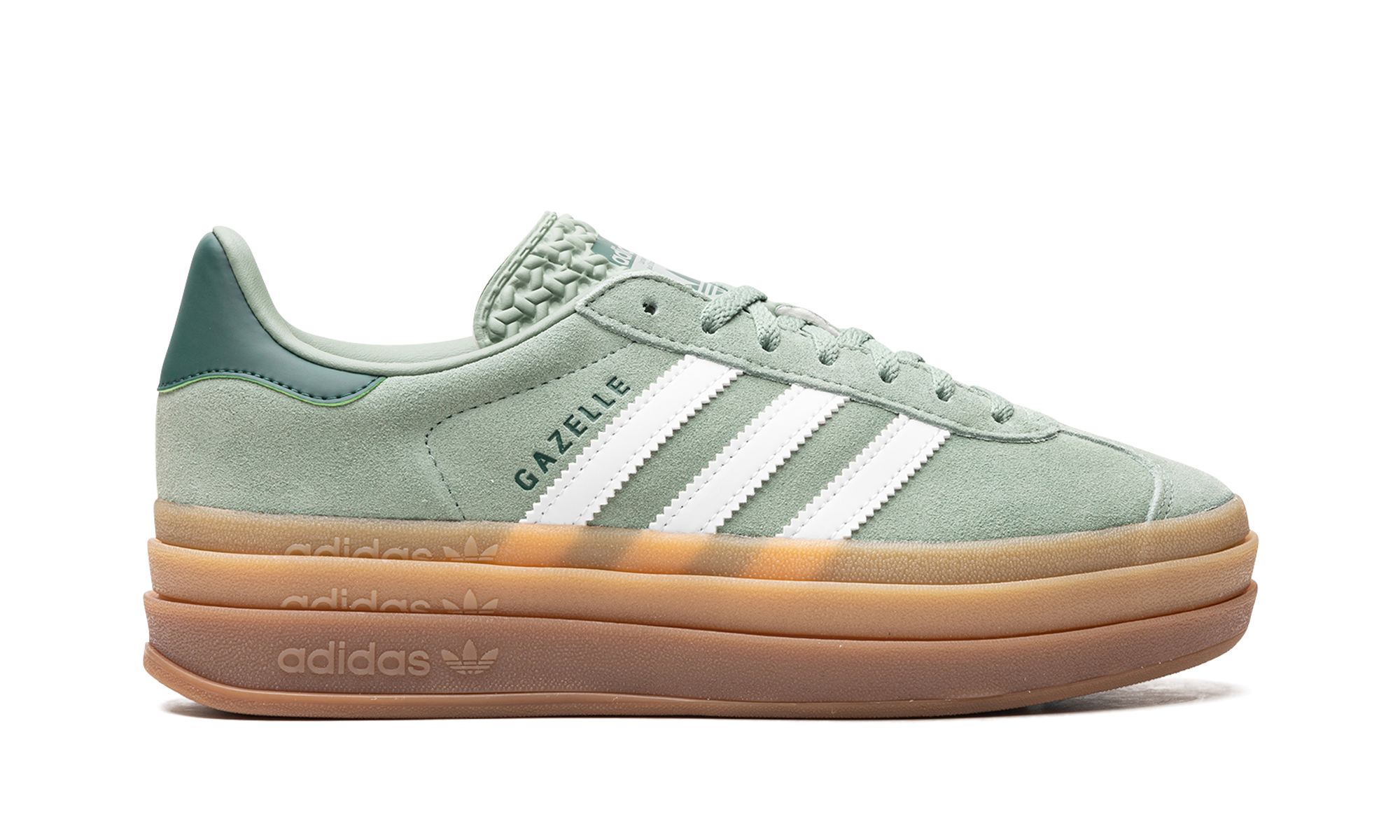 Adidas GAZELLE BOLD WMNS Silver Green Gum ID6998