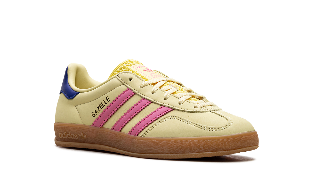 Adidas Gazelle Indoor WMNS Powder Yellow Lucid Pink Royal JI2719