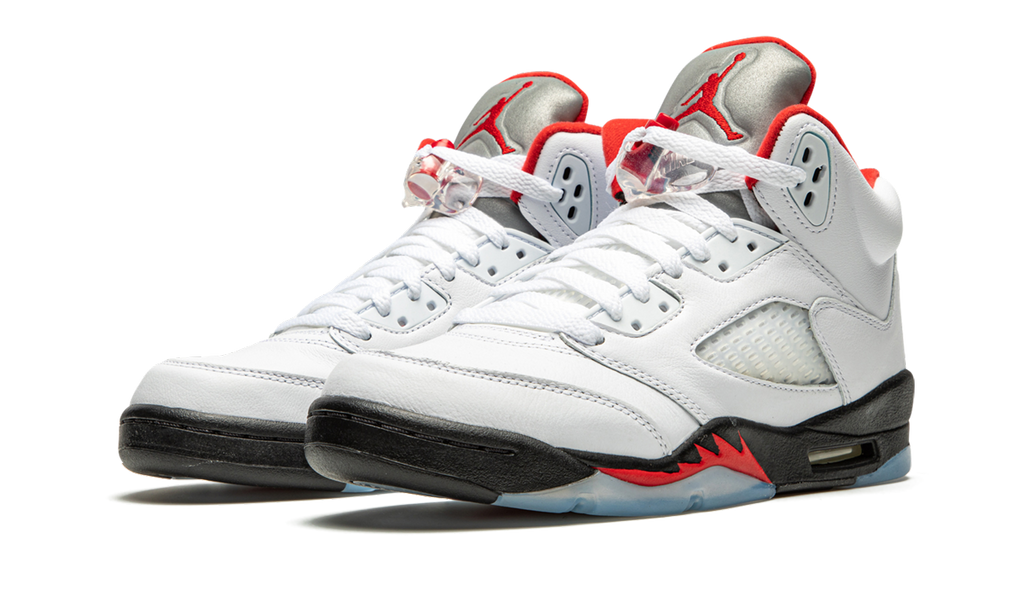Air Jordan 5 Retro GS Fire Red Silver Tongue 440888 102