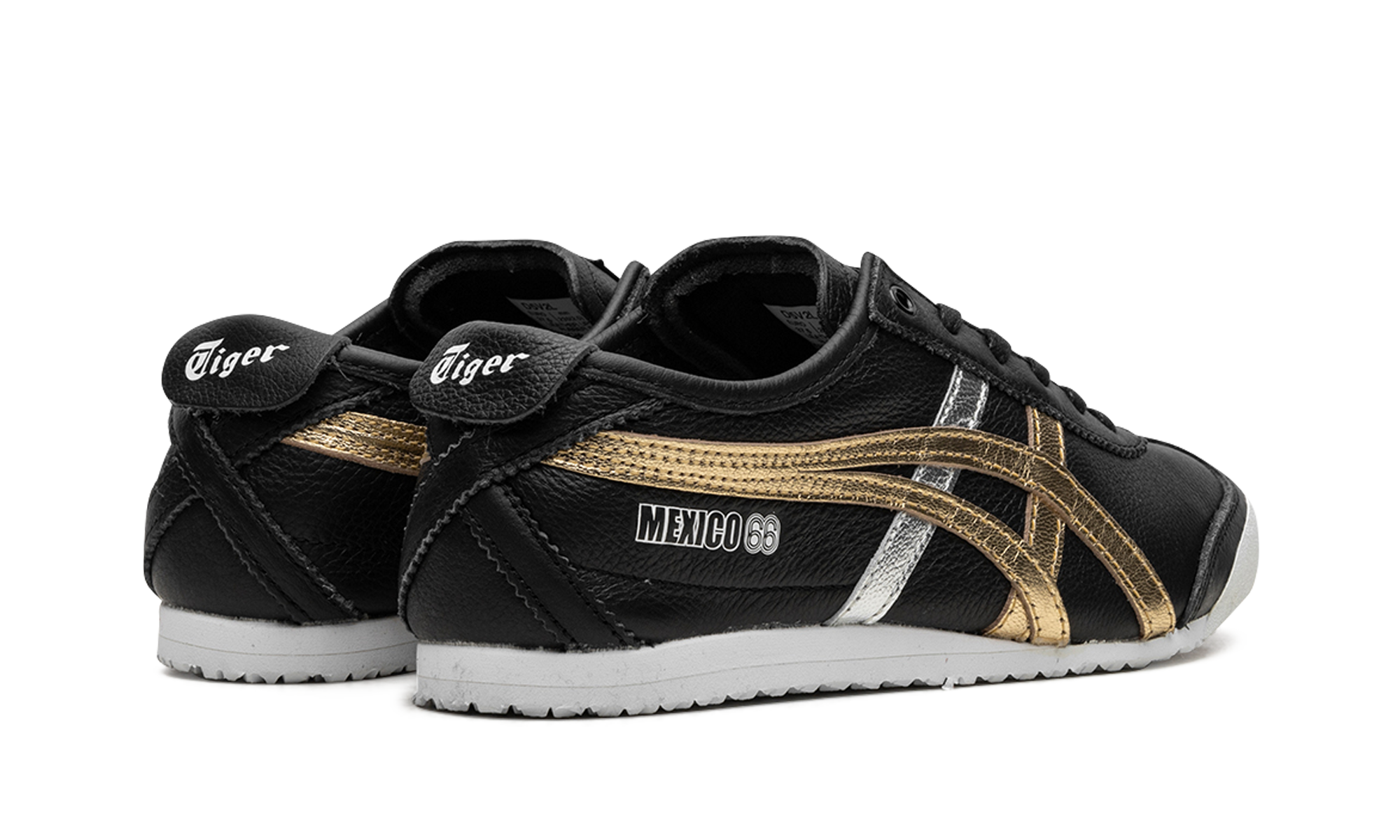 Onitsuka Tiger Mexico 66 Black Gold Silver D5V2L 9094