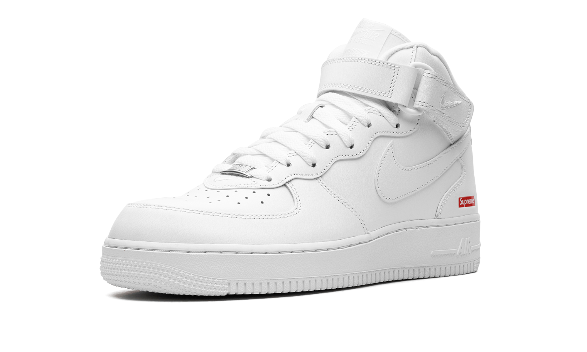Nike Air Force 1 Mid Supreme - Mini Box Logo White FZ8784 100
