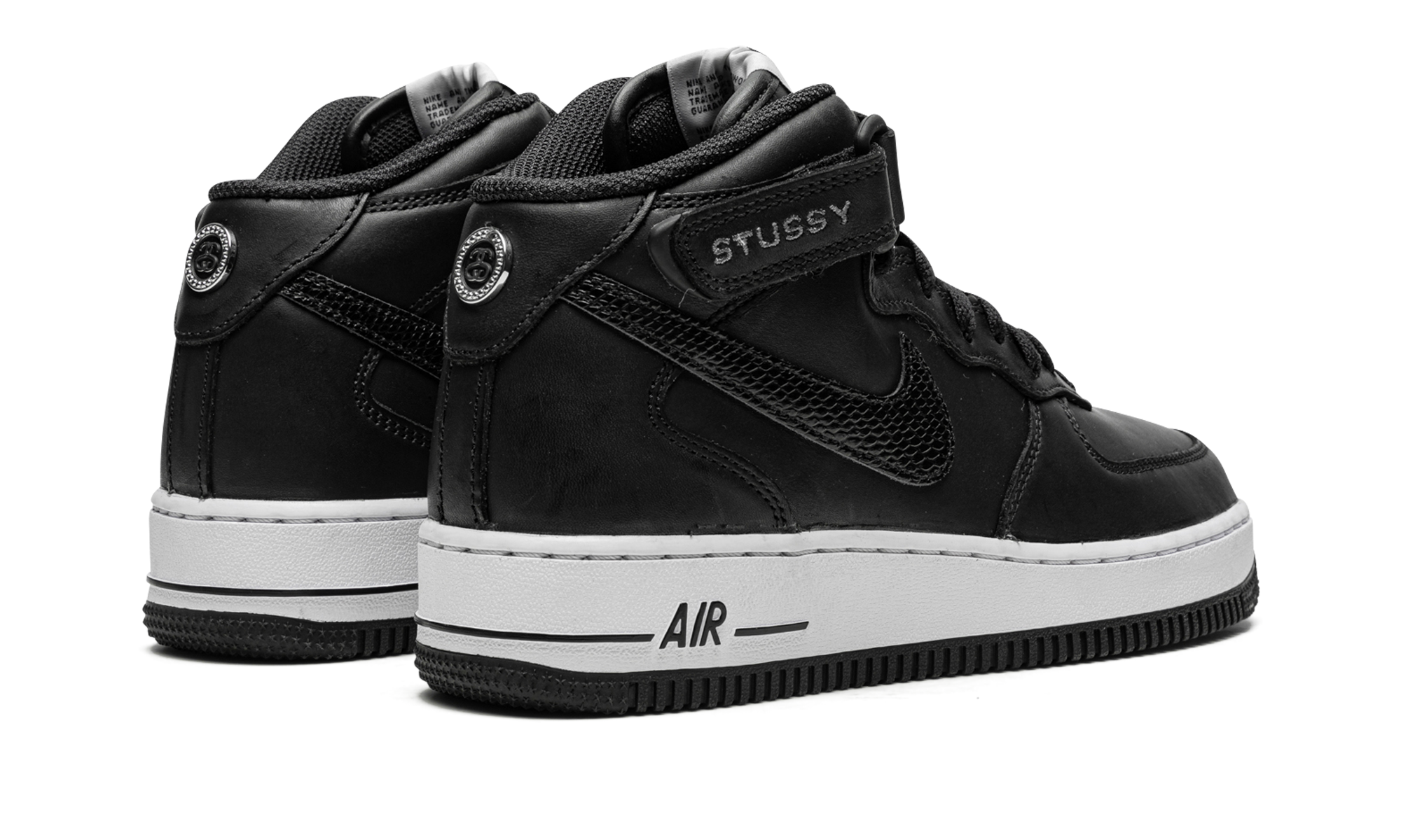 Nike Air Force 1 Mid Stussy - Black DJ7840 001