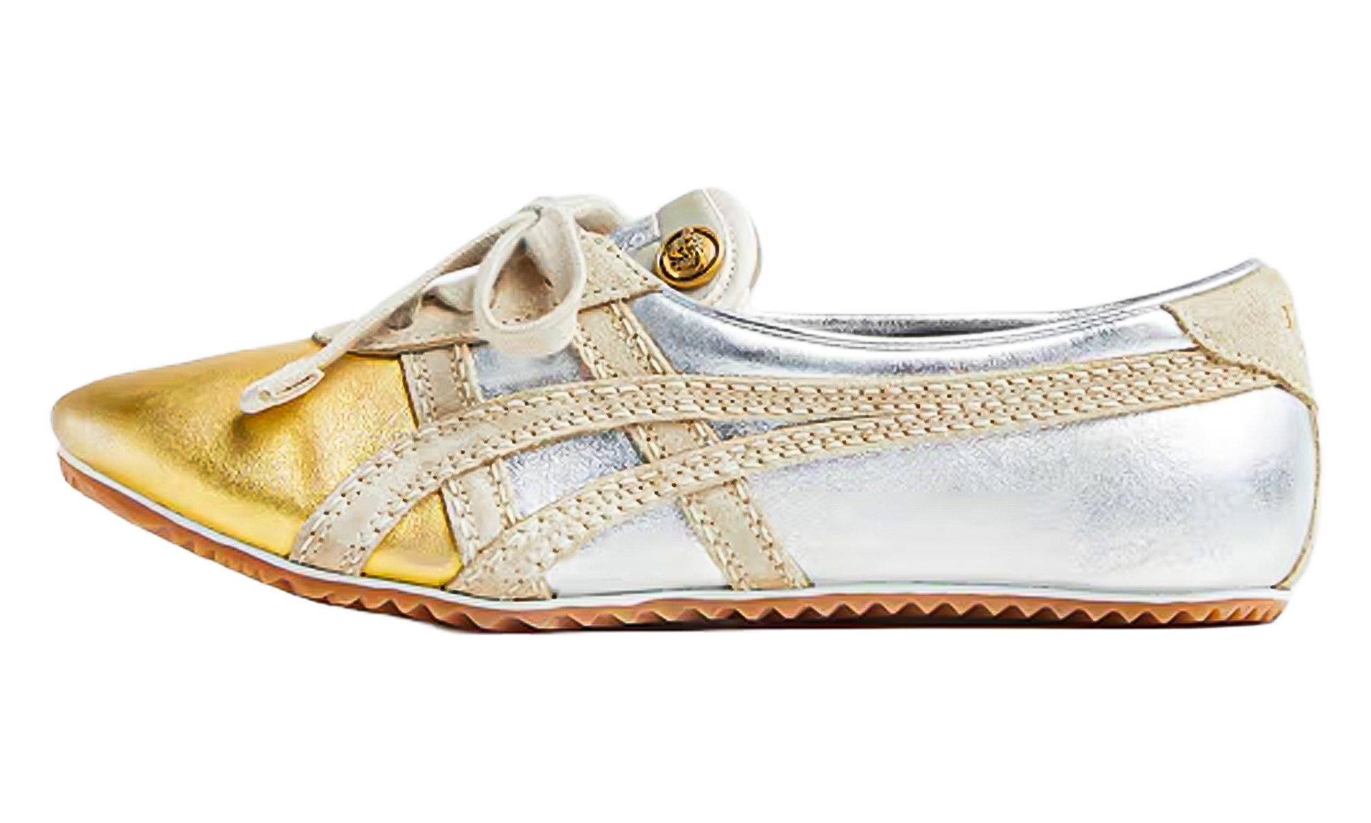 Onitsuka Tiger Tai-Chi Sakura Metallic WMNS Versace Silver Gold 1025116 1A17738 6XD0J