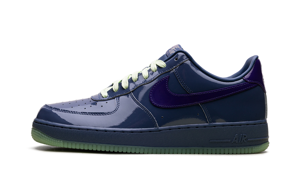Nike Air Force 1 Low Patent Leather Mystic Navy Grape Ice IO4489 400