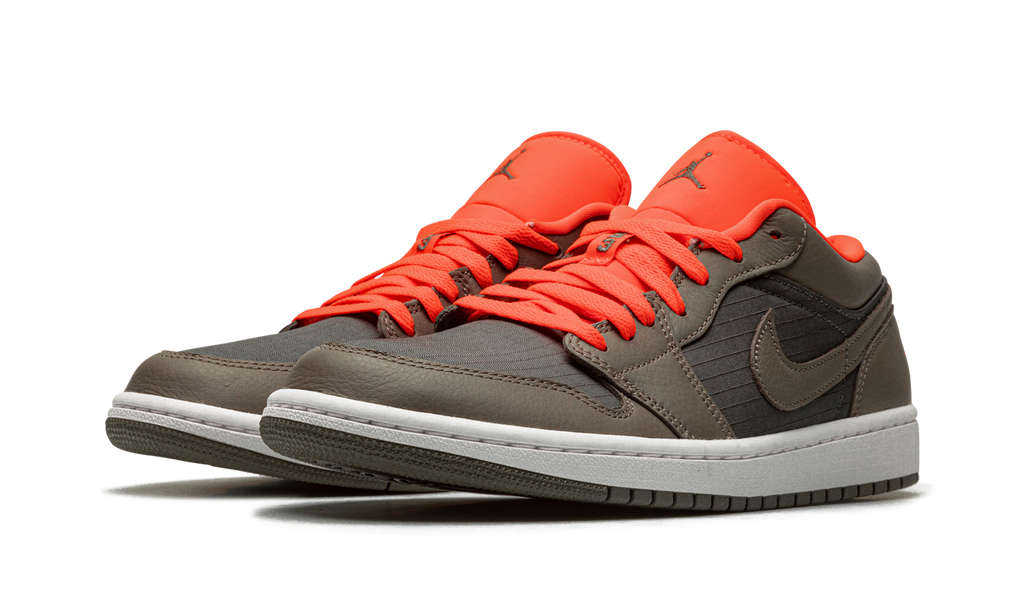 AIR JORDAN 1 LO SE WMNS Black / Olive/ Bright Crimson DQ6076 002