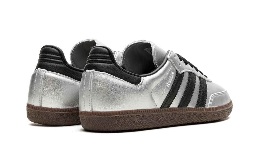 Adidas Samba OG WMNS Silver Metallic Black Gum JI4218