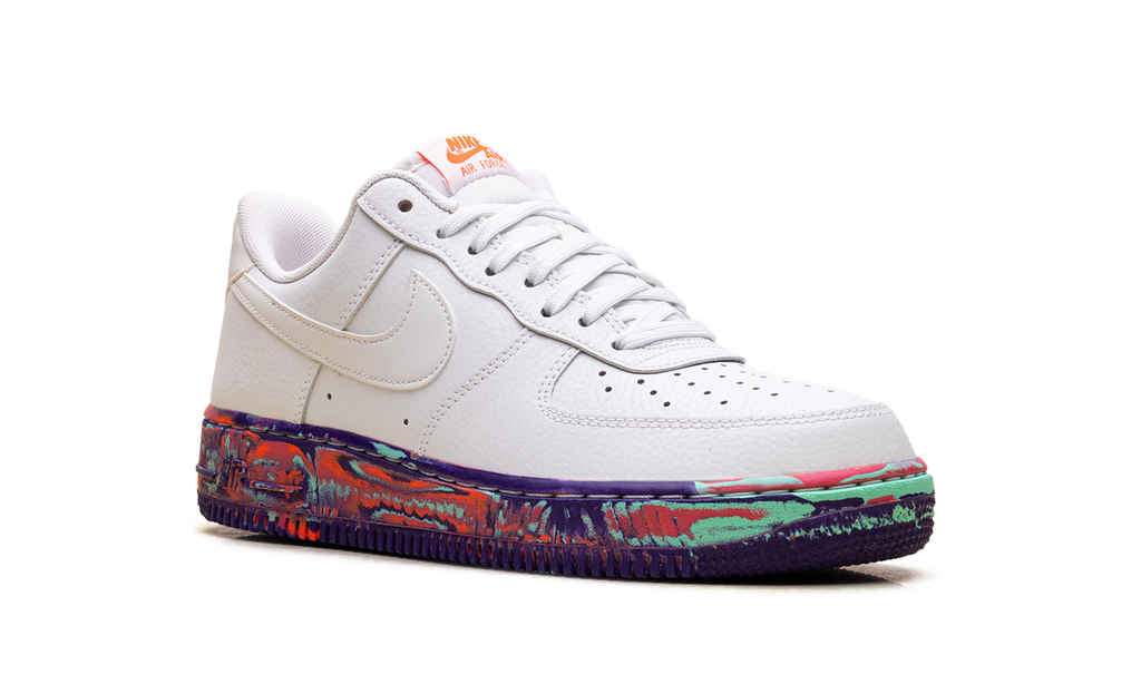 Nike Air Force 1 Low White Multi-Color Marble AJ9507 100