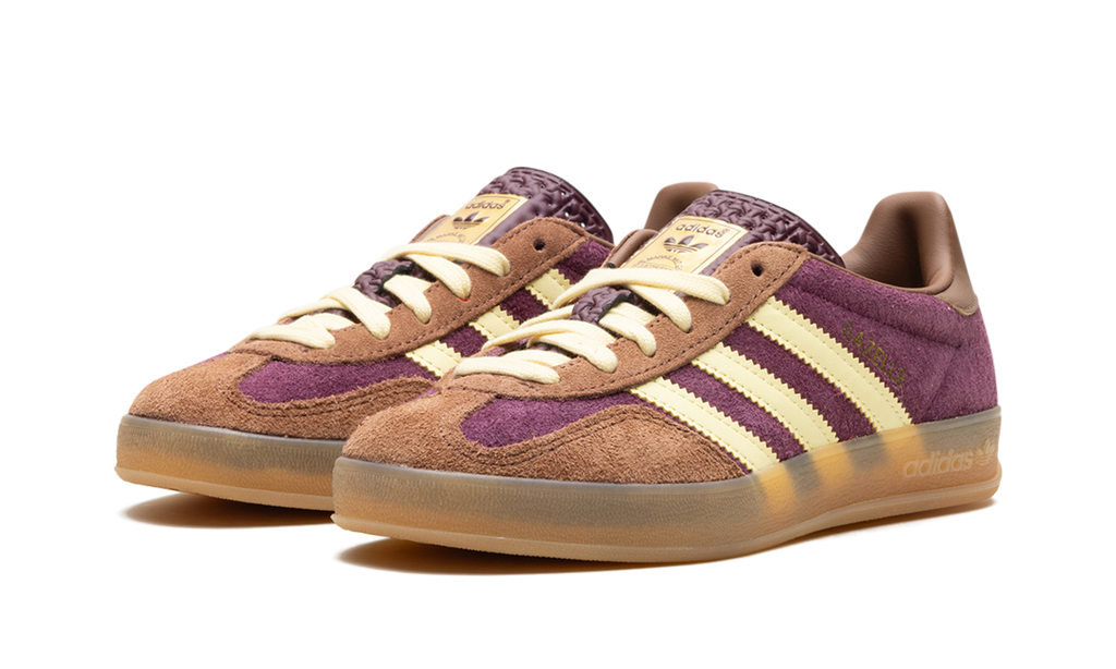 Adidas Gazelle Indoor Maroon Almost Yellow JI0324