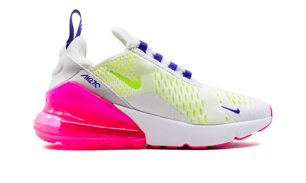 Nike AIR MAX 270 MNS WMNS White / Pink Blast / Volt DH0252 100