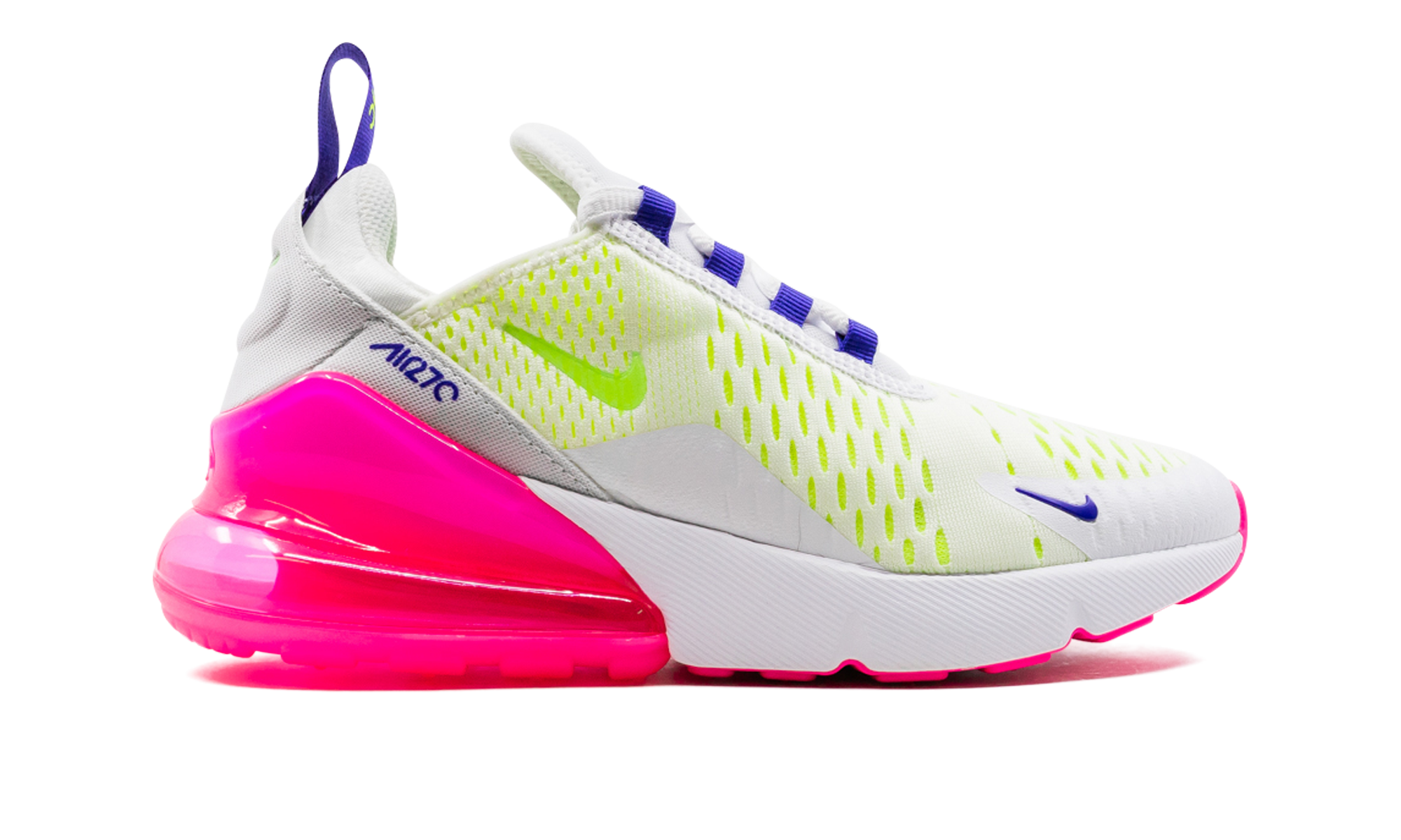Nike AIR MAX 270 MNS WMNS White / Pink Blast / Volt DH0252 100