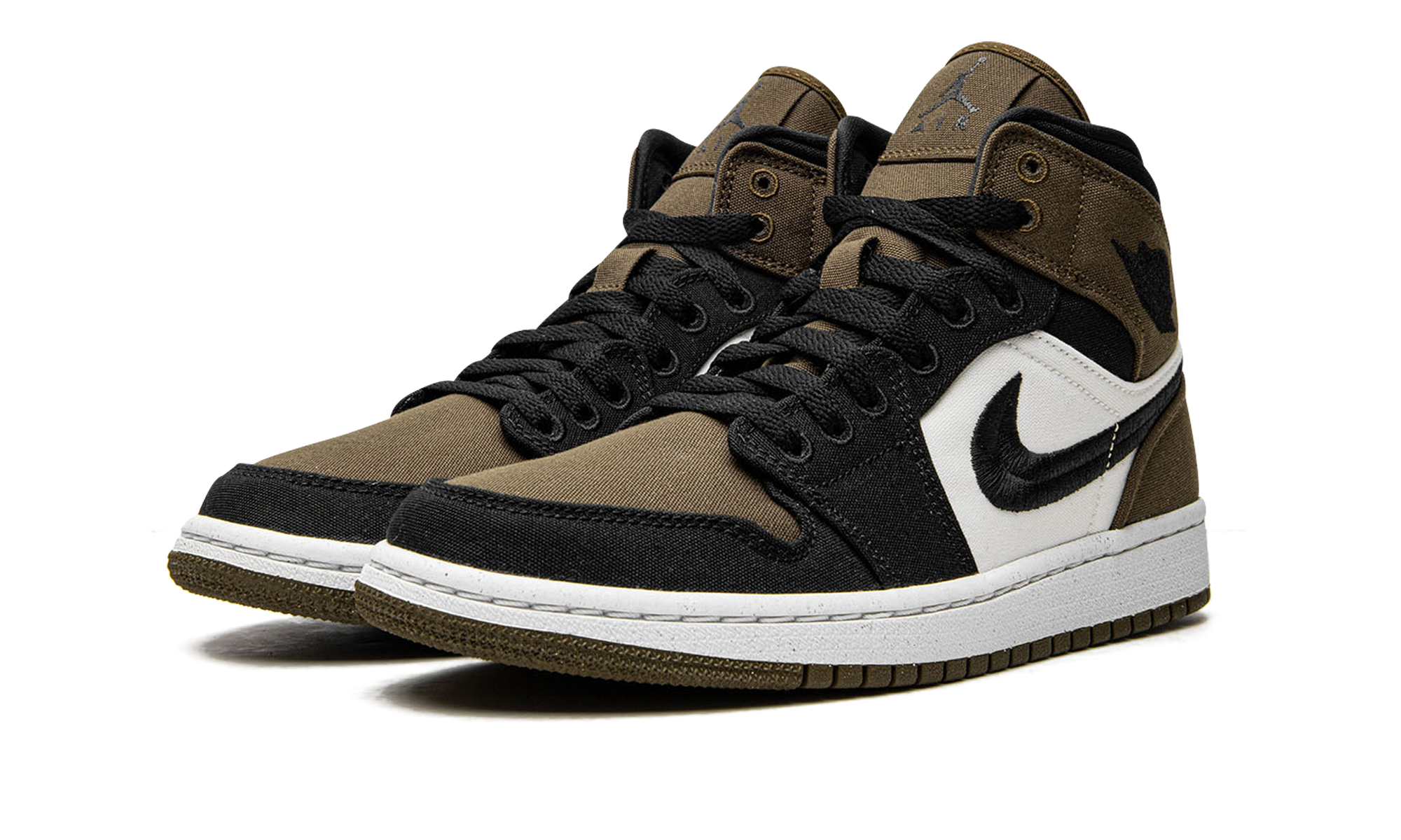 AIR JORDAN 1 MID SE WMNS Olive Toe DV0427 301