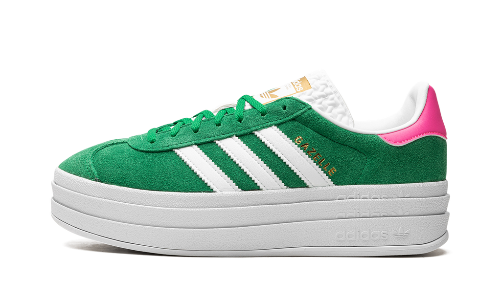 Adidas Gazelle Bold WMNS Green Lucid Pink IG3136