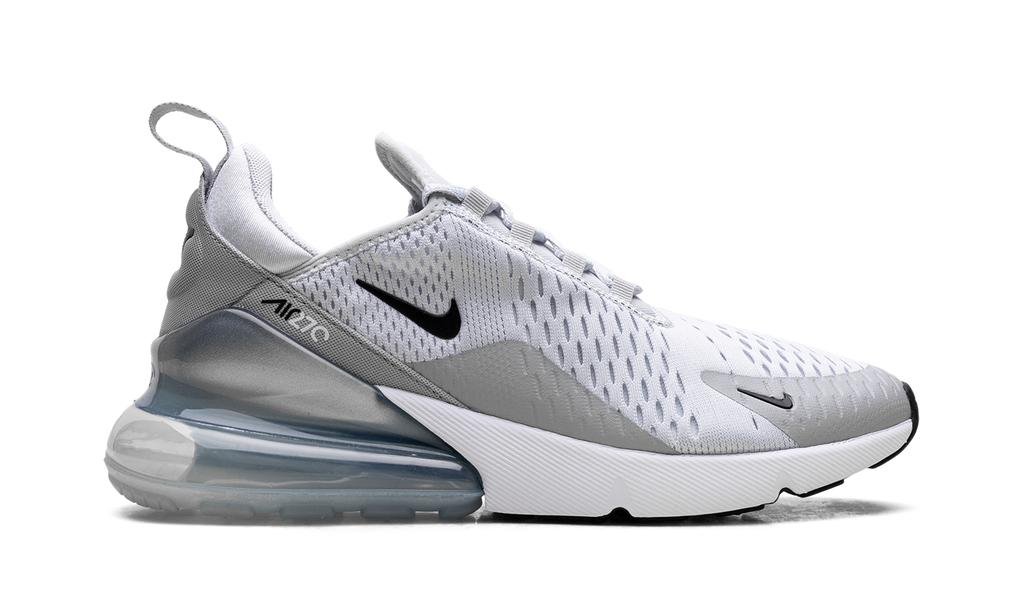 Nike Air Max 270 WMNS Pure Platinum Light Smoke Grey Metallic Silver Black AH6789 018