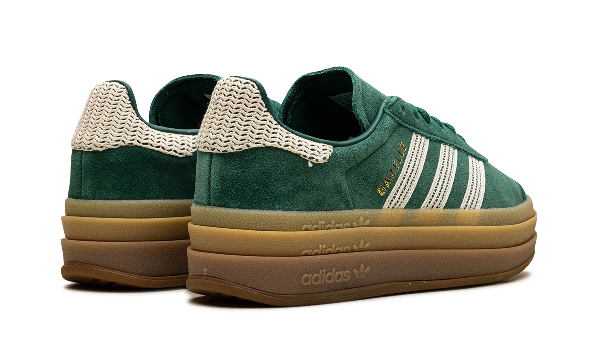 Adidas Gazelle Bold WMNS Collegiate Green White Gold JS3358