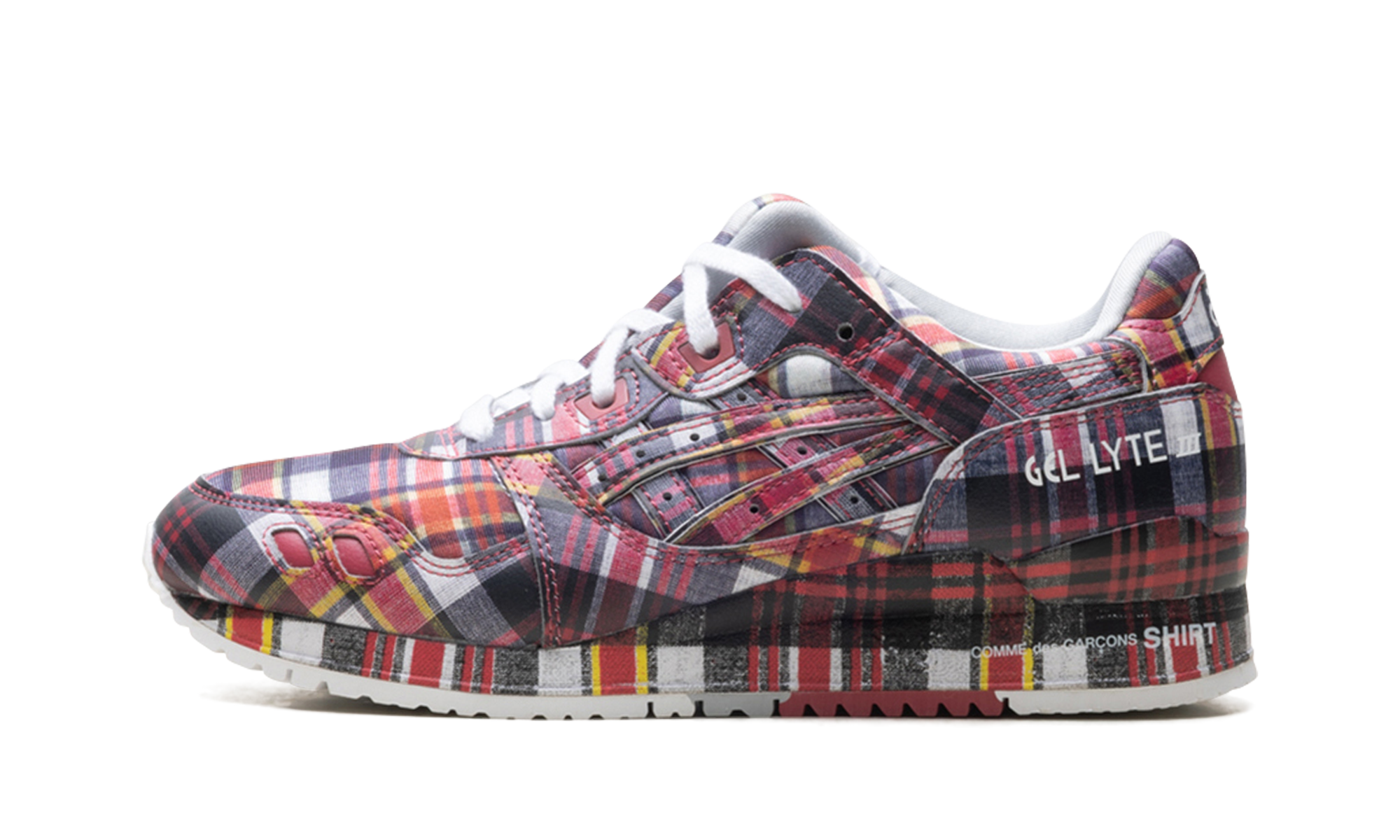 Asics Gel-Lyte 3 07 Remastered Comme des Garçons SHIRT Red Plaid 1203A824 600
