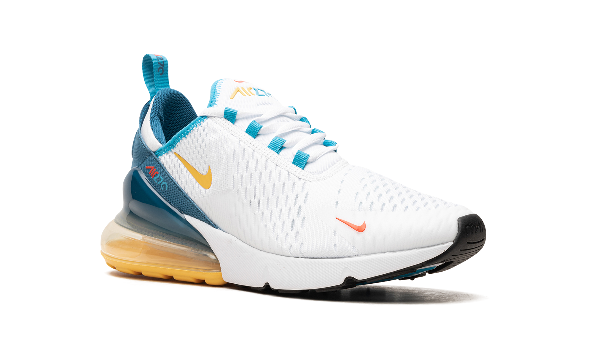 Nike Air Max 270 White Industrial Blue Citron Pulse FJ4000 100