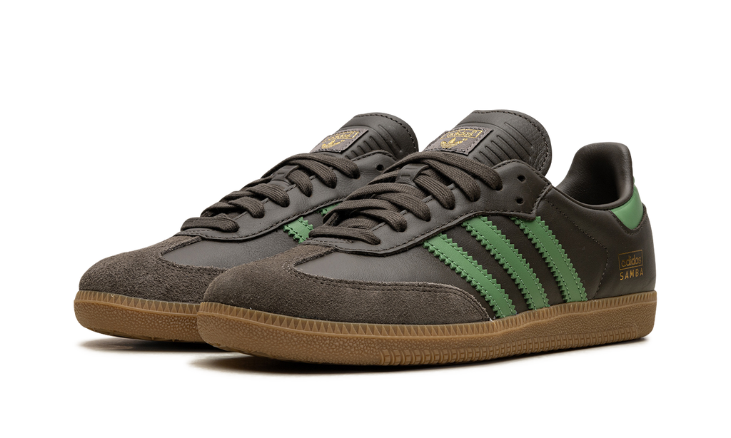Adidas SAMBA OG Green and Brown IG6175