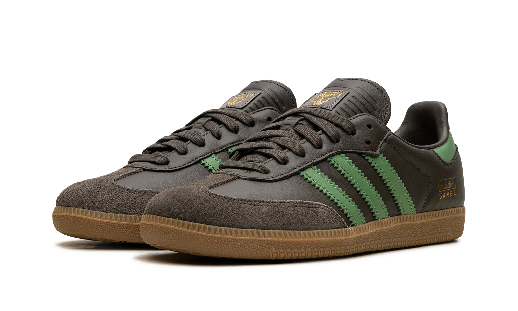 Adidas SAMBA OG Green and Brown IG6175