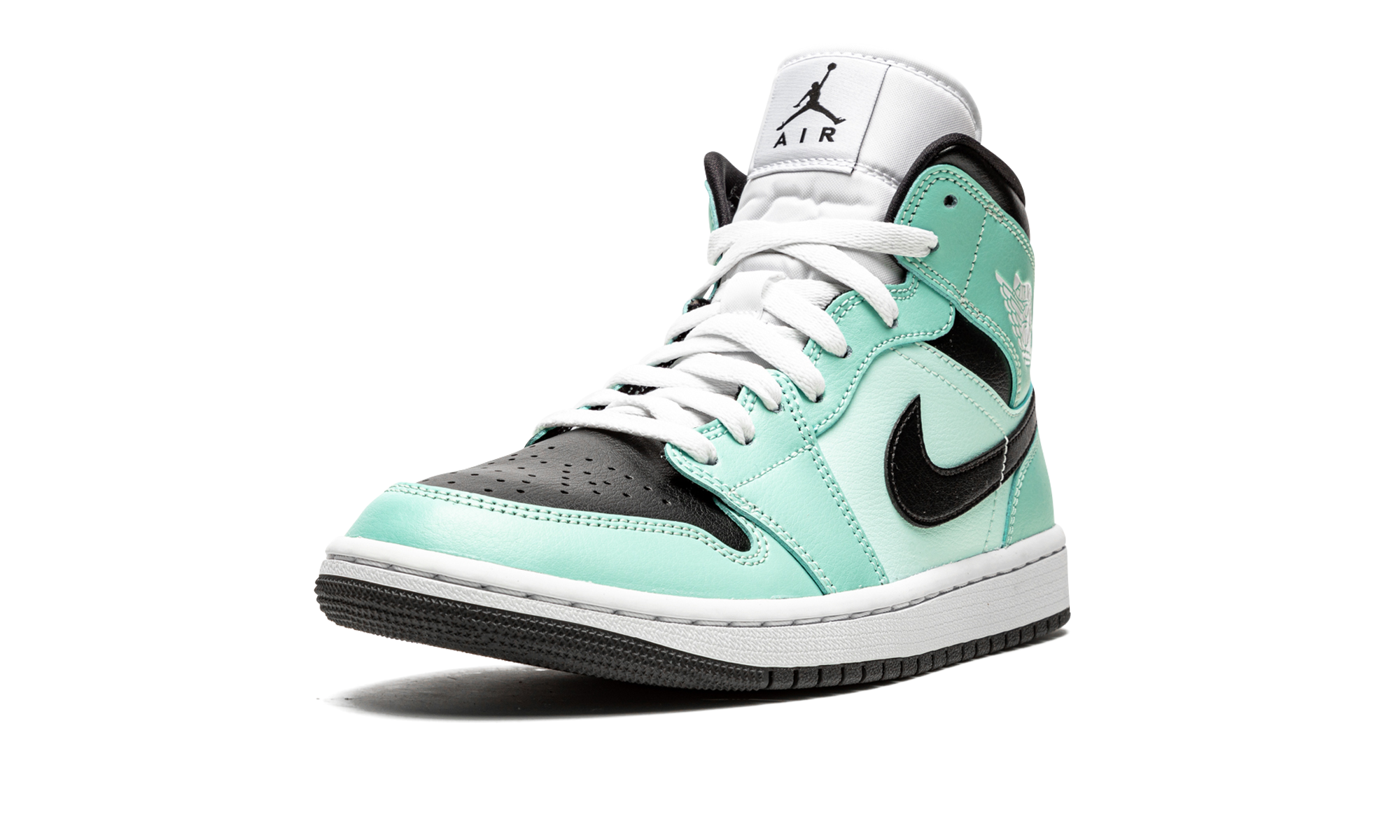 AIR JORDAN 1 MID WMNS Aqua Black BQ6472 300