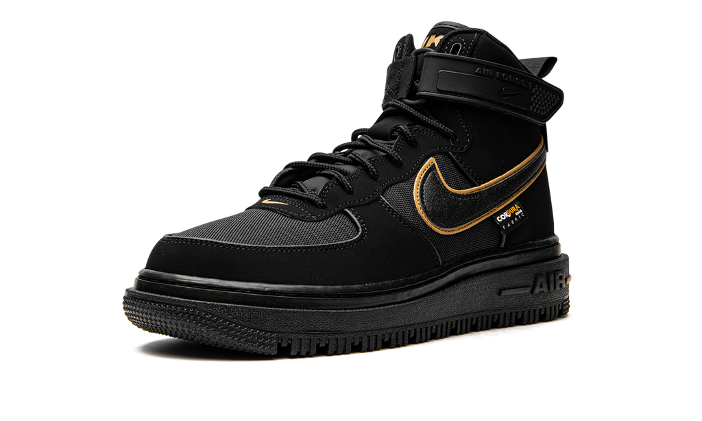 Nike Air Force 1 Boot Cordura Black Gold DO6702 001