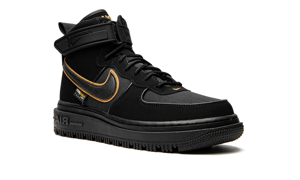 Nike Air Force 1 Boot Cordura Black Gold DO6702 001