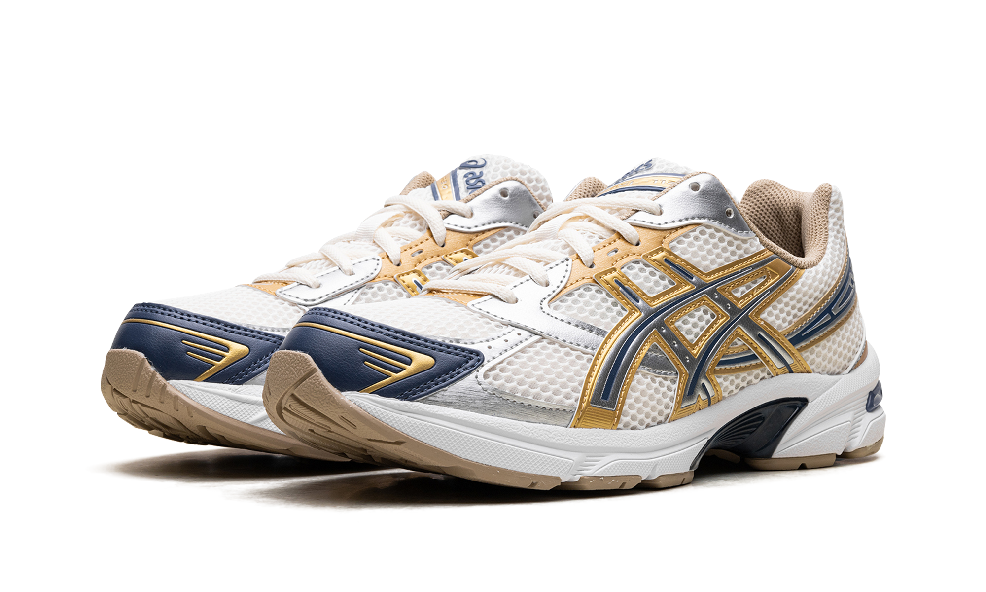 Asics Gel-1130 Cream Pure Silver Gold Blue 1203A787 100