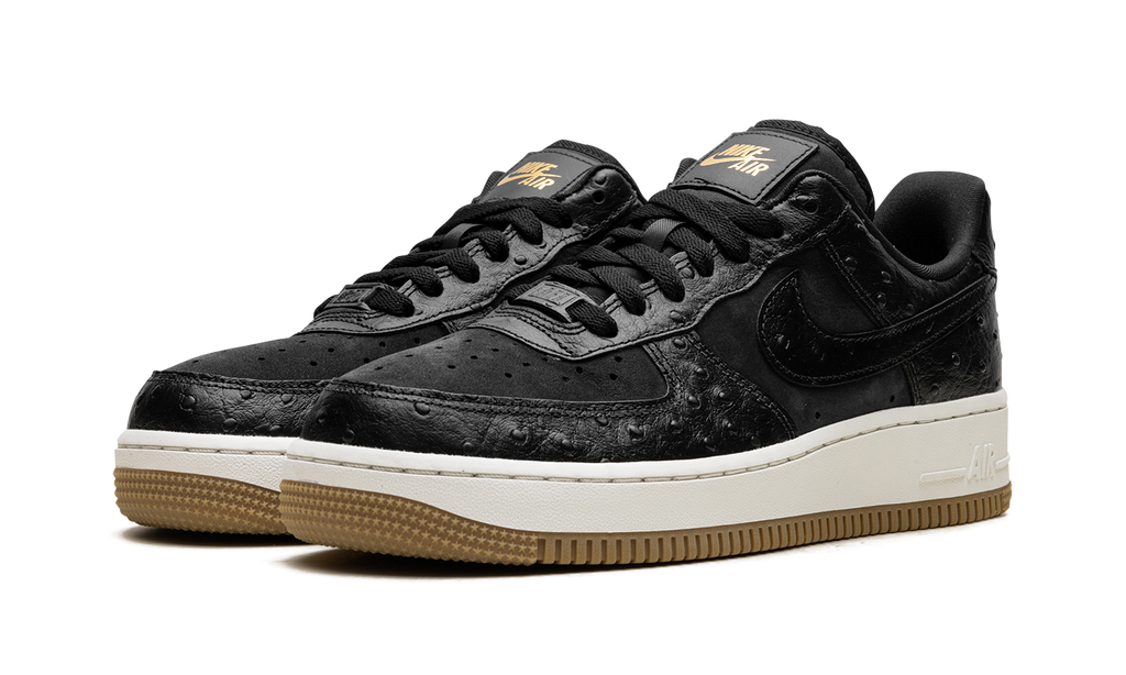 Nike Air Force 1 Low '07 WMNS Black Ostrich DZ2708 002