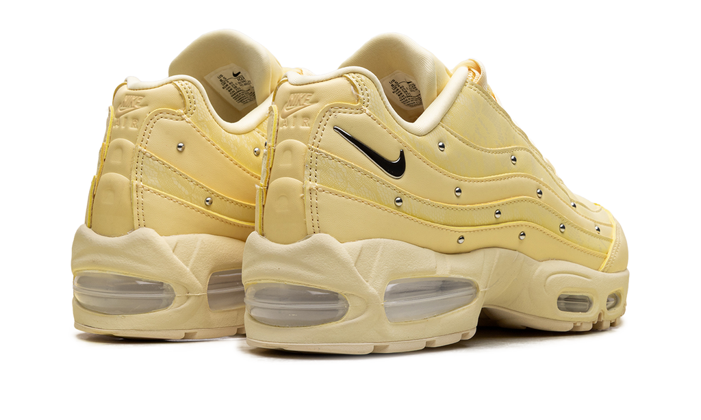 Nike Air Max 95 WMNS Soft Yellow Silver Studded IQ3444 722