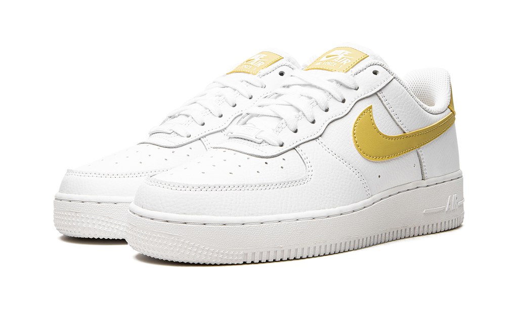 Nike AIR FORCE 1 LO MNS WMNS White / Saturn Gold 315115 170