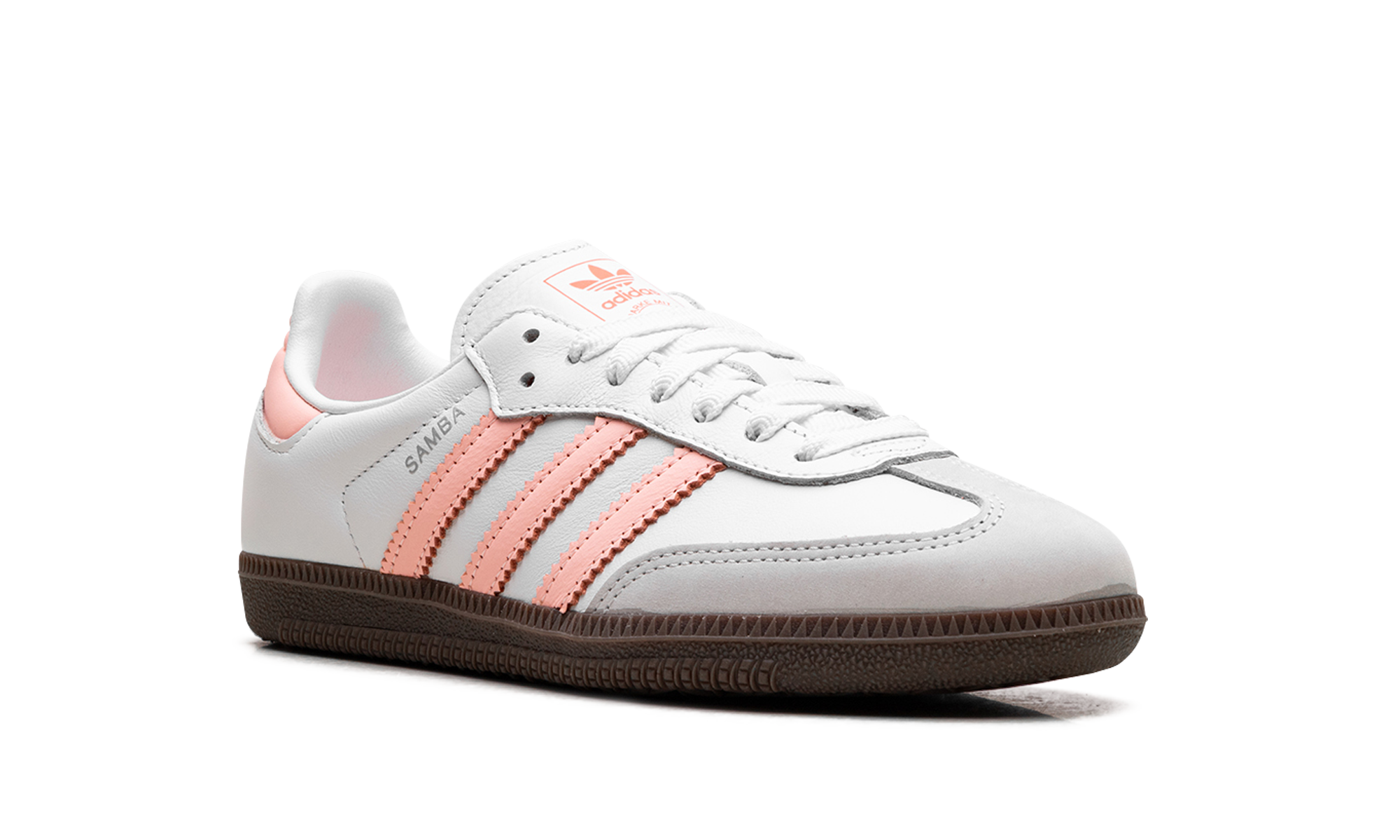 Adidas Samba OG WMNS White Clear Orange Gum JH5687