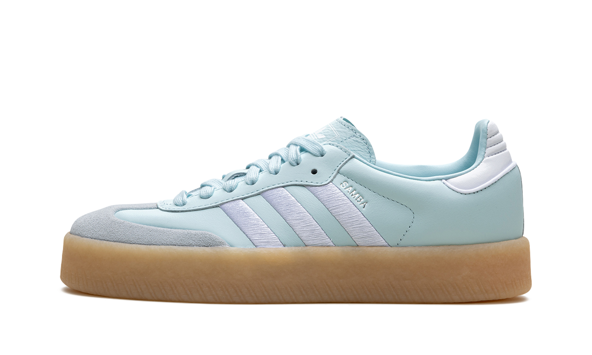 Adidas Sambae WMNS Almost Blue Silver Metallic Gum ID0435