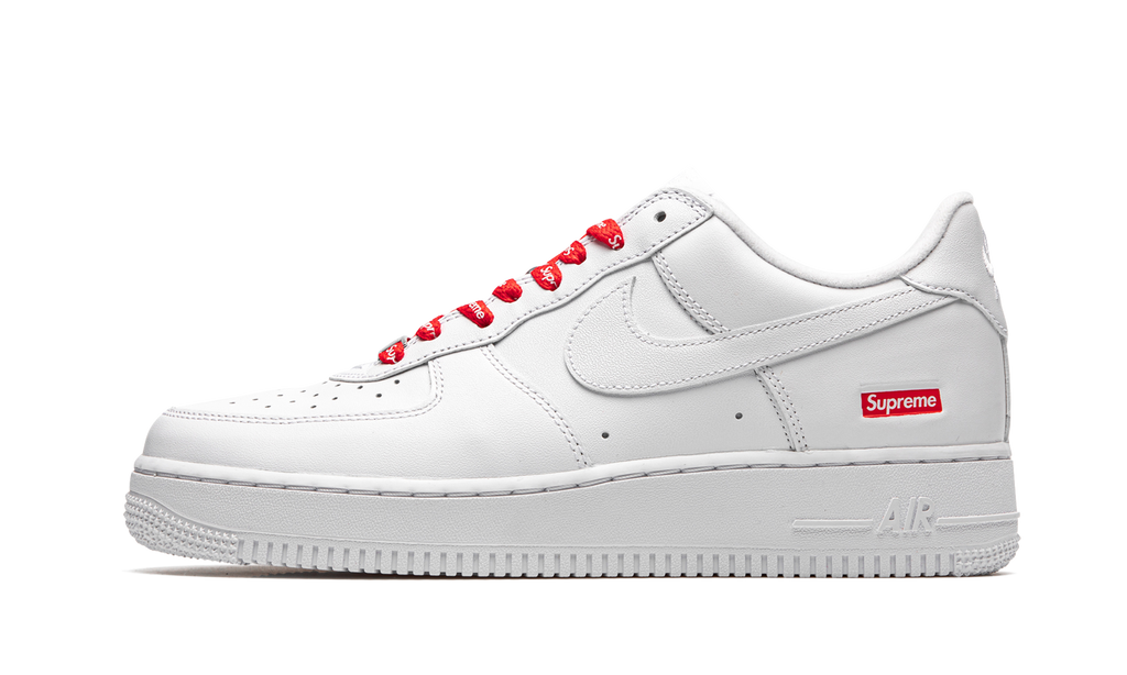 Nike Air Force 1 Low Supreme - Mini Box Logo White CU9225 100