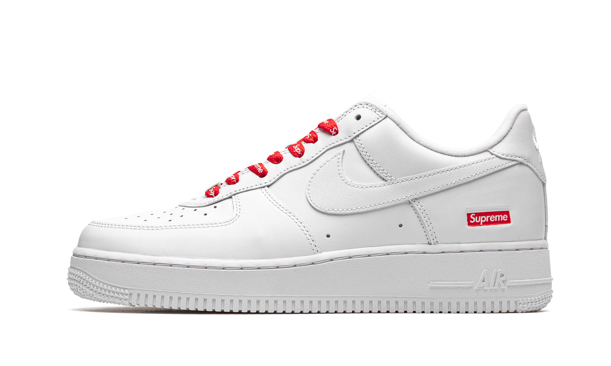 Nike Air Force 1 Low Supreme - Mini Box Logo White CU9225 100