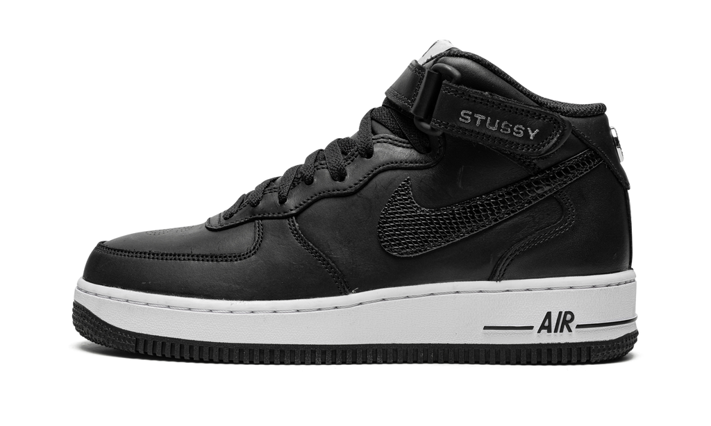 Nike Air Force 1 Mid Stussy - Black DJ7840 001