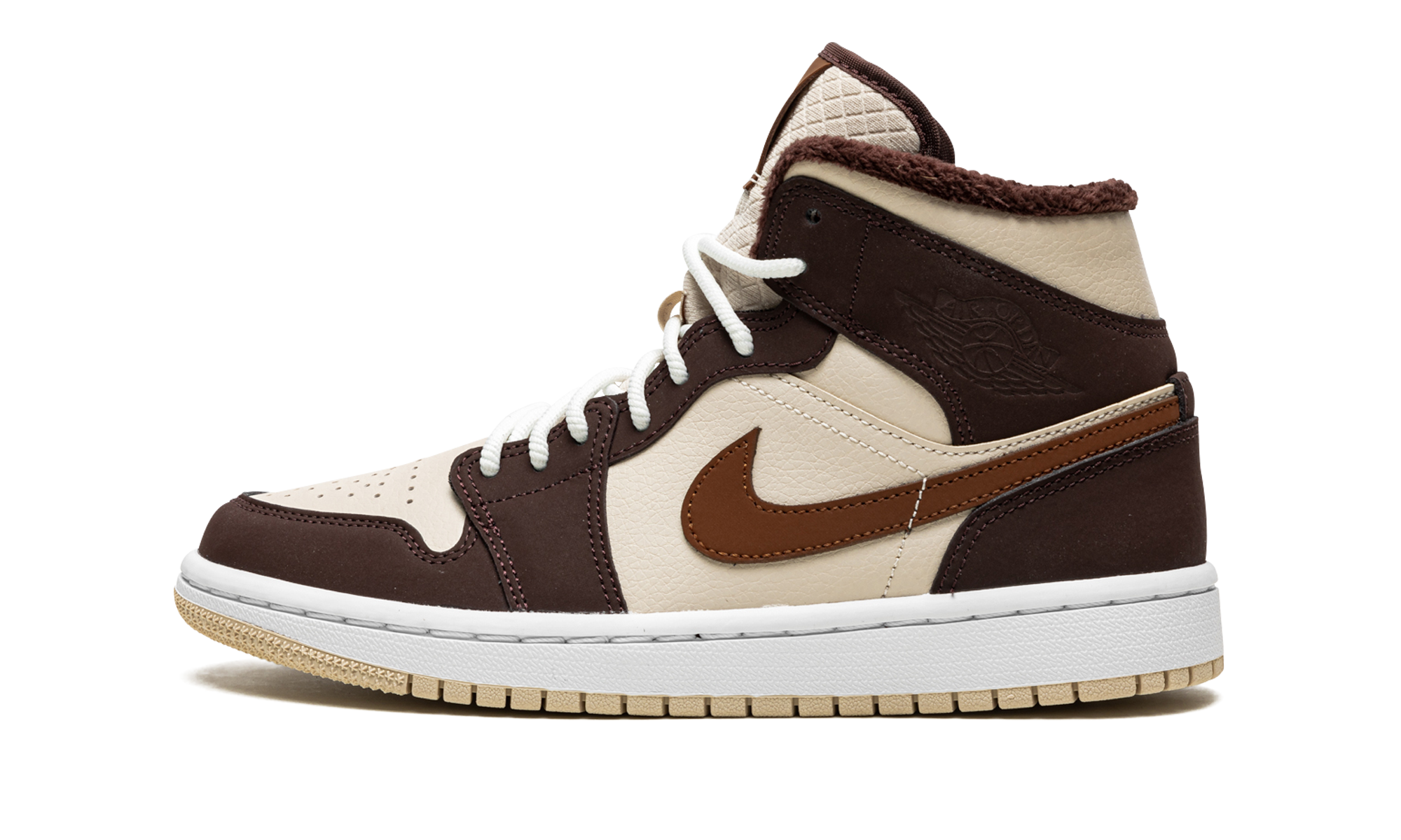 AIR JORDAN 1 MID SE WMNS Brown Basalt Fleece DO6699 200