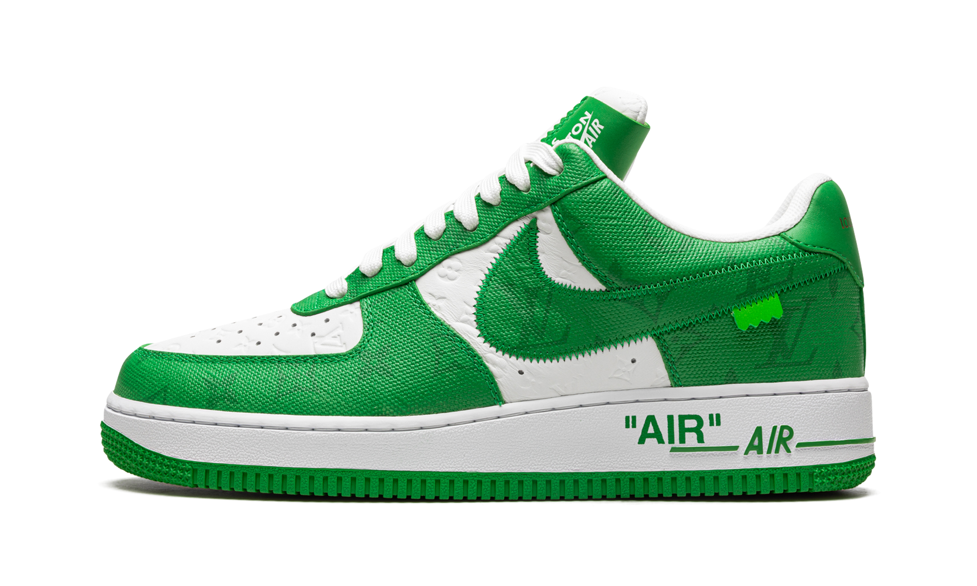 Nike Louis Vuitton Air Force 1 Low Virgil Abloh - White/Green 1A9V9U