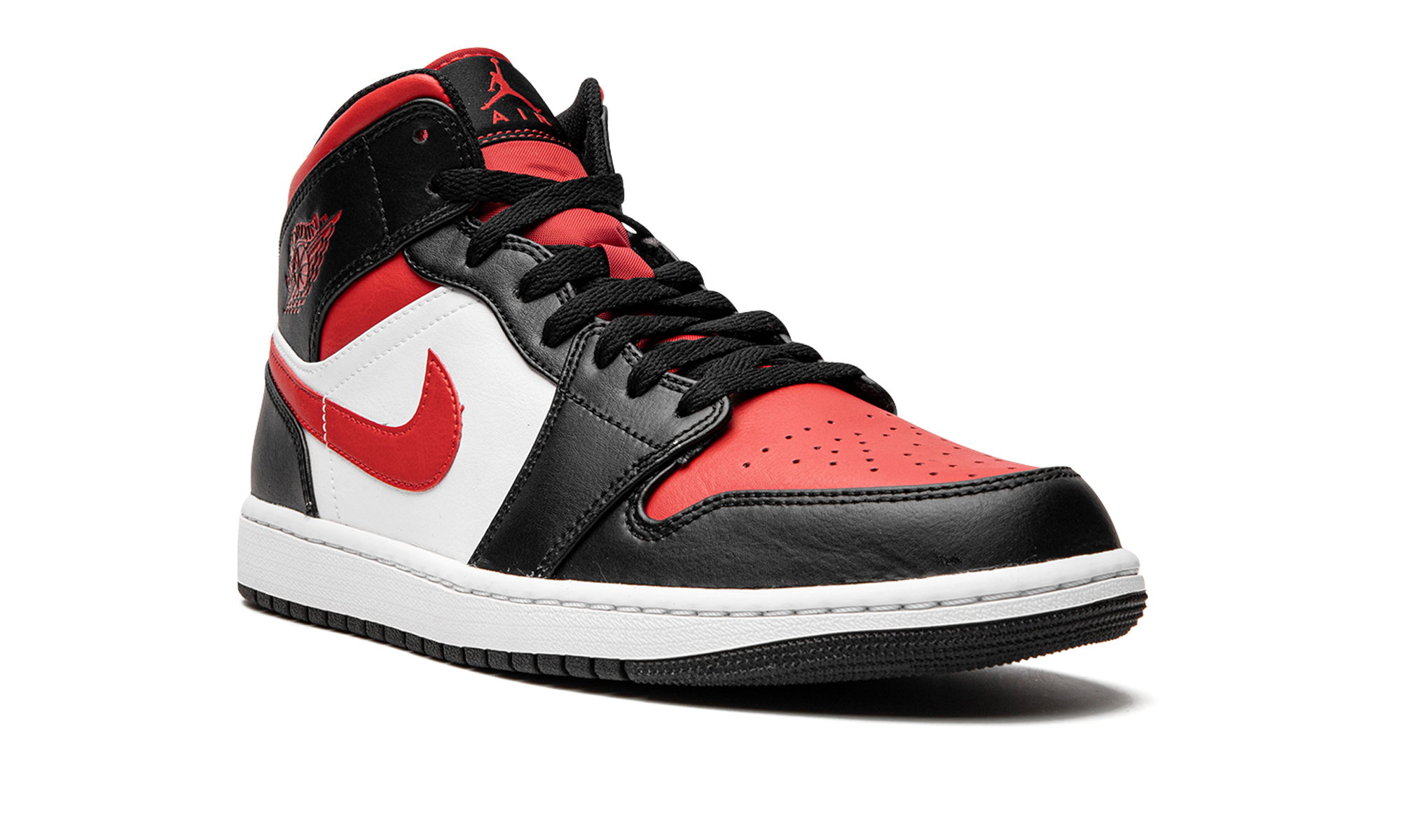 Air Jordan 1 Mid Bred Toe 554724 079