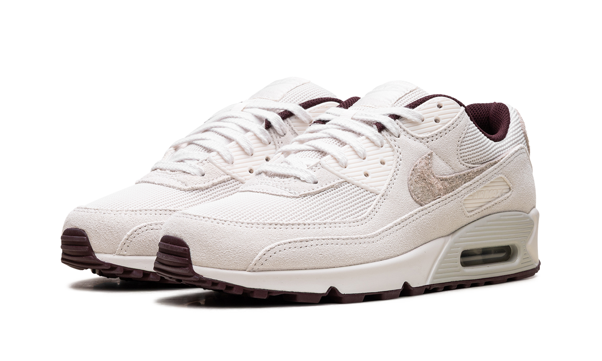 Nike Air Max 90 PRM Sail Burgundy Crush HQ1712 001