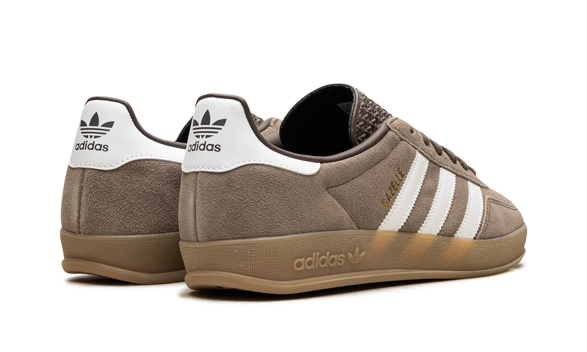 Adidas Gazelle Indoor Earth Strata White Gold Metallic JQ0175