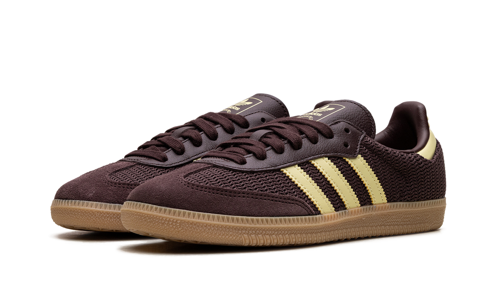 Adidas Samba OG WMNS Shadow Brown Powder Yellow JR8167