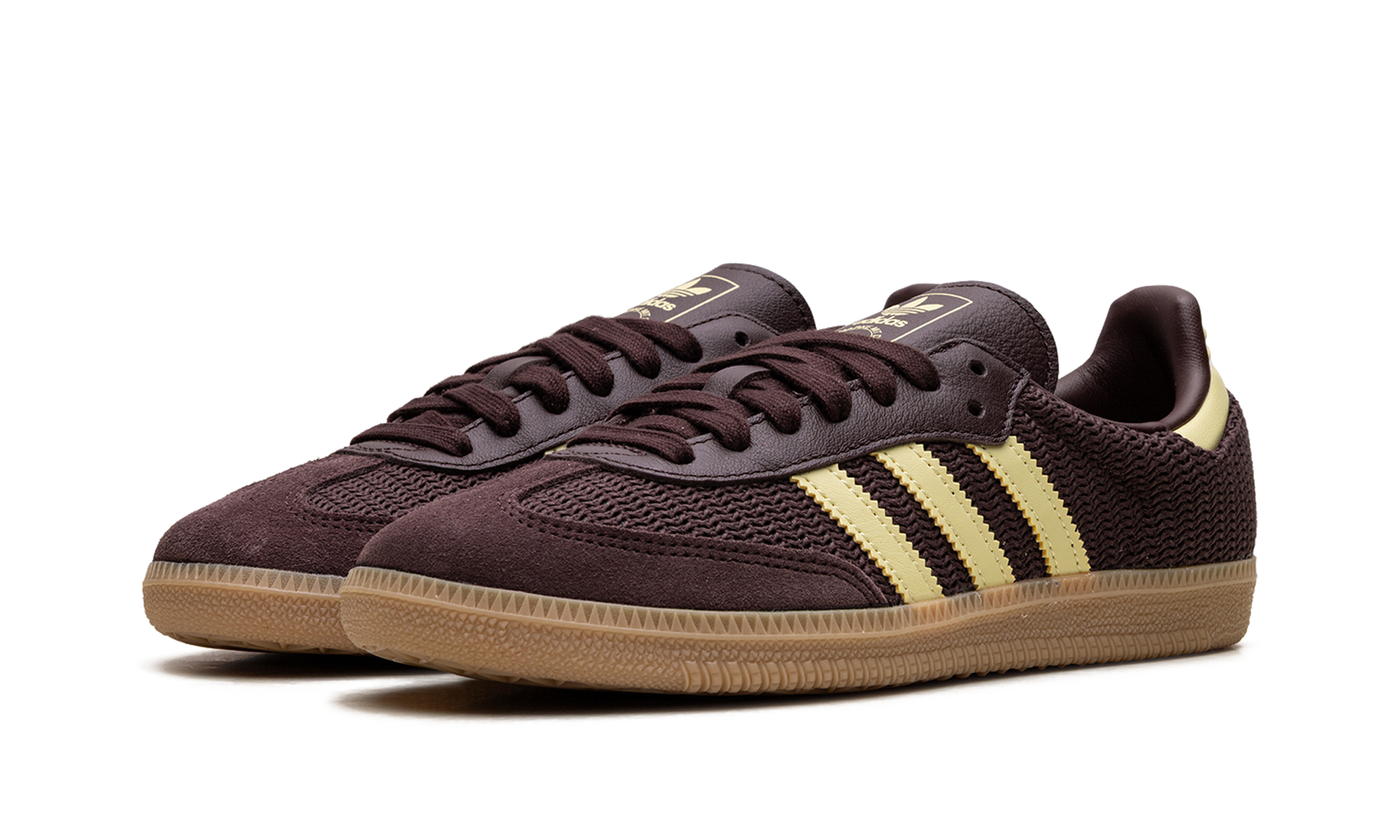 Adidas Samba OG WMNS Shadow Brown Powder Yellow JR8167