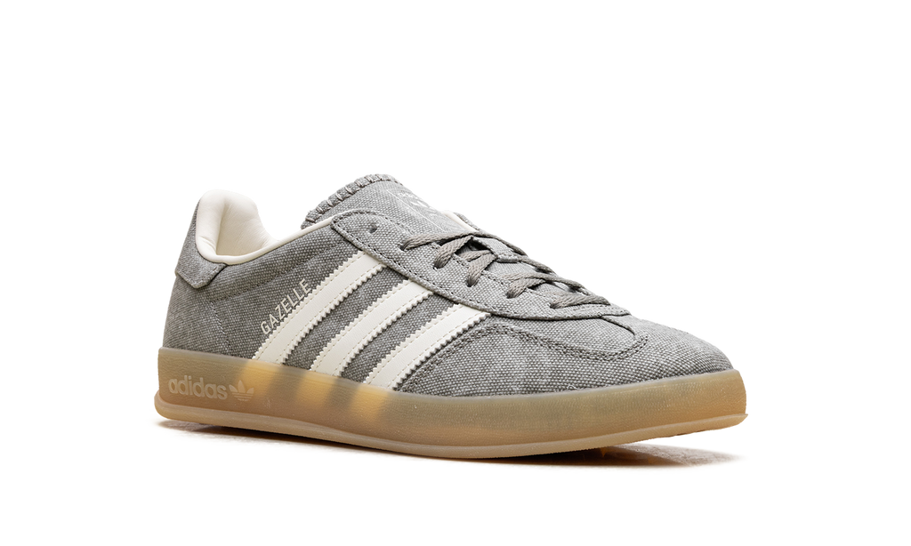 Adidas Gazelle Indoor WMNS Silver Pebble Off White Canvas IH7033
