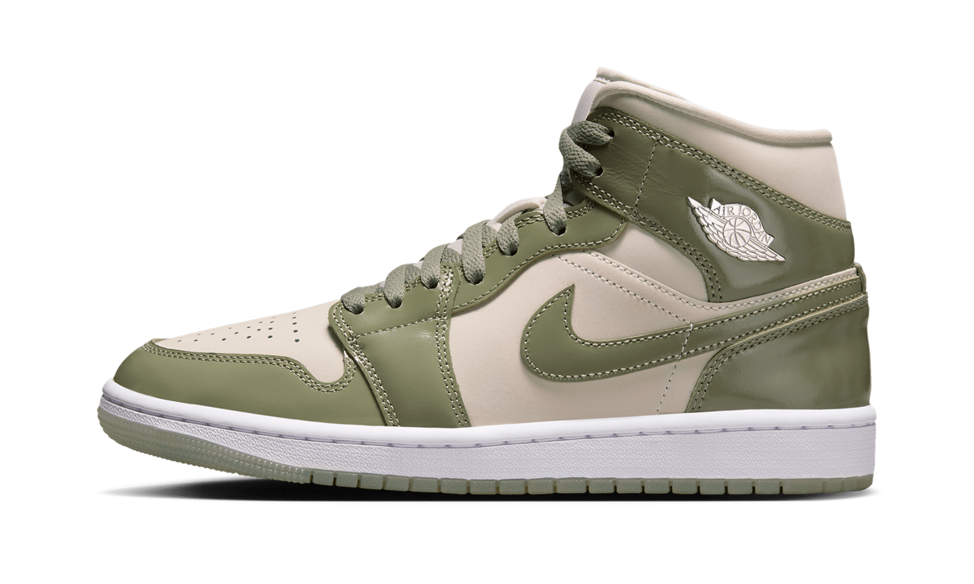 Jordan 1 Mid SE WMNS Sea Glass Oil Green HF4079 003